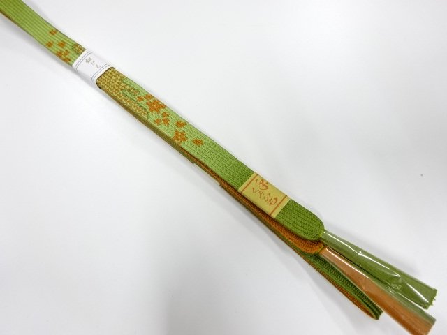 JAPANESE KIMONO / UNUSED KOREI HAND-TIED OBIJIME